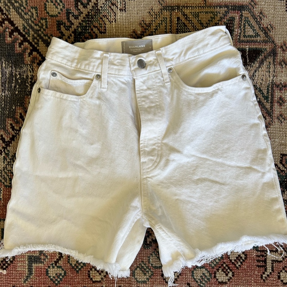 Everlane rigid way high cutoffs